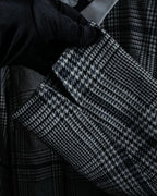 "MACKINTOSH" Glen check pattern straight line dress