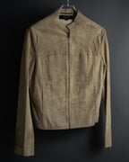 "GUCCI" Sand beige suede set up