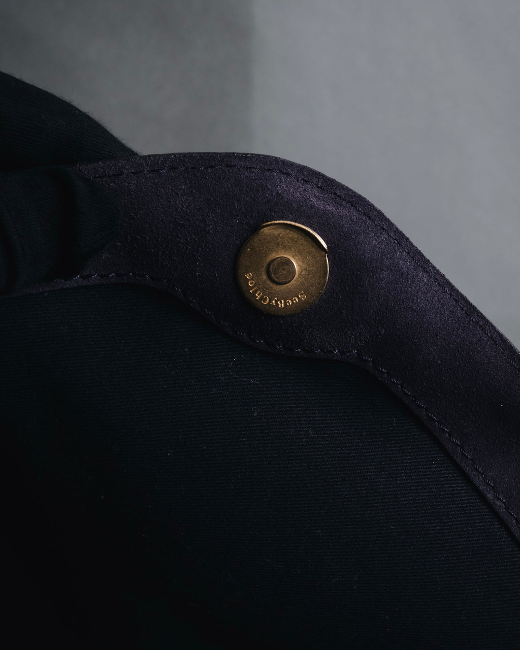 "See By Chloé" 2010s Suede tassel saddle Collins shoulder bag