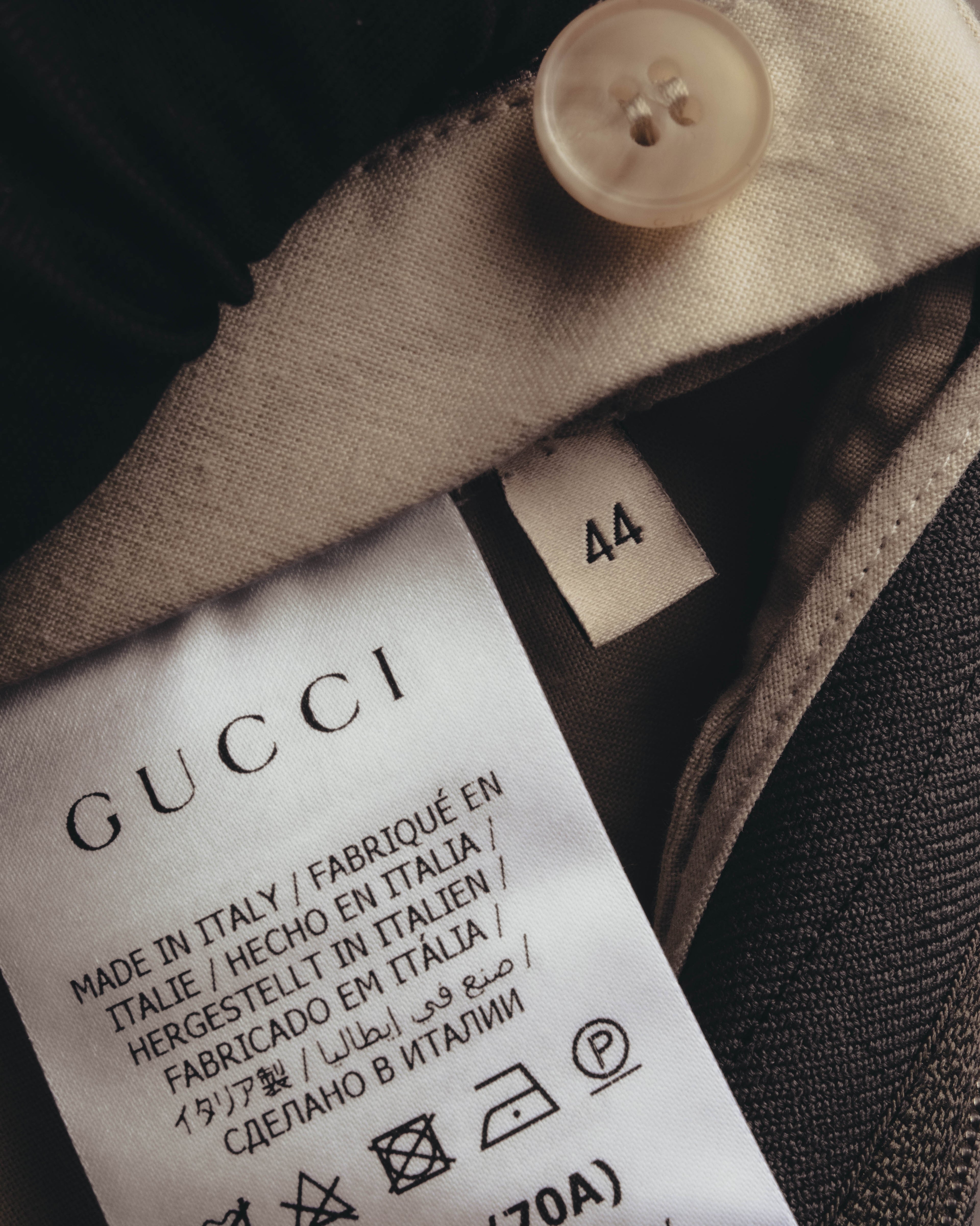 "GUCCI" 2020's Archive inspired pleated tailored trousers