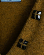 "PRADA" Jewelry decorative design V-neck knit