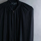 "GUCCI" Balloon draping design zip-up silk blouson