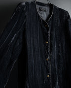 -SPECIAL- "CHANEL" 90's-00's Crushed velvet long dress