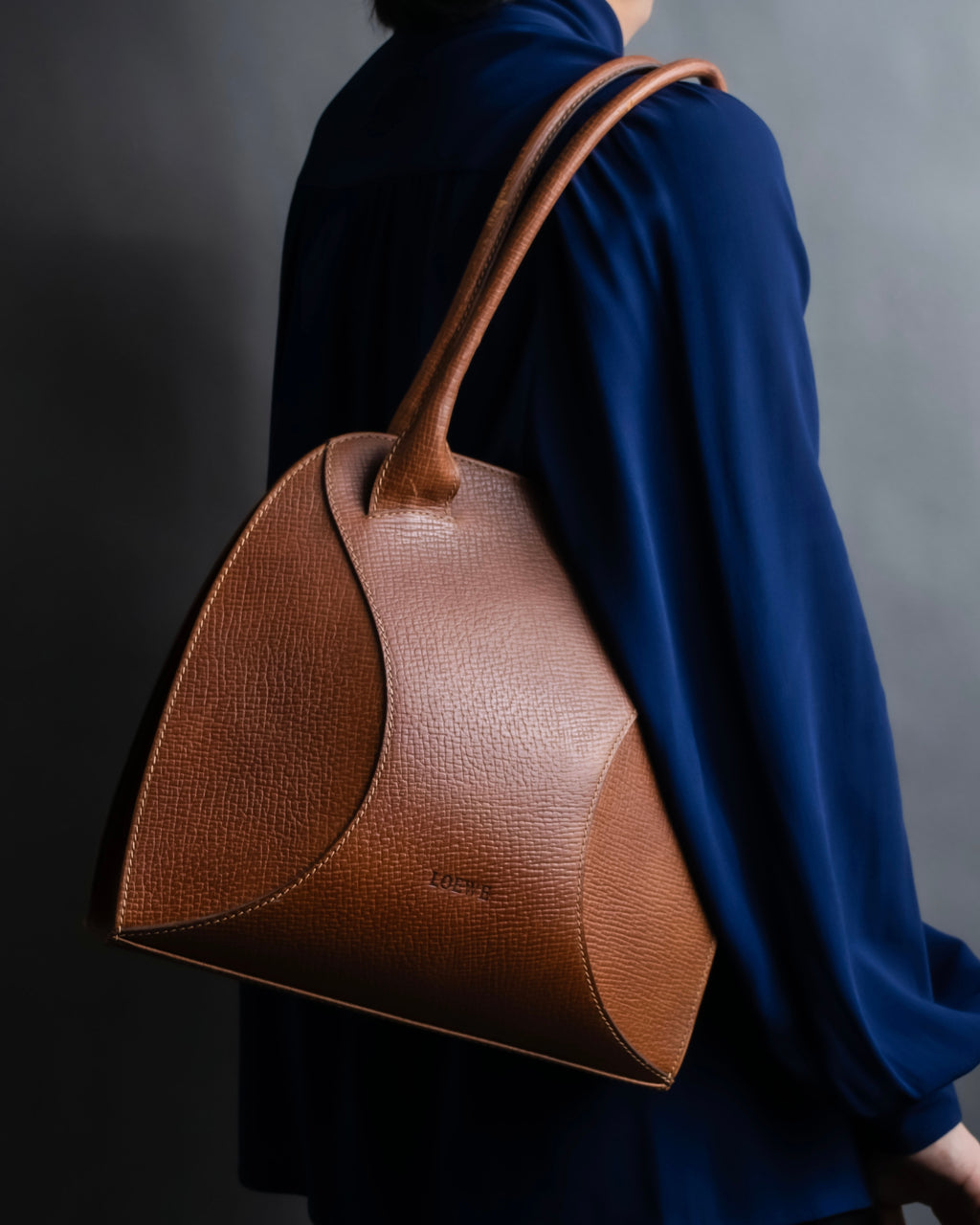 "LOEWE" Vintage texture tote bag