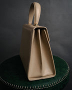 “Salvatore Ferragamo” 1990’s-00’s Gancini top handle bag