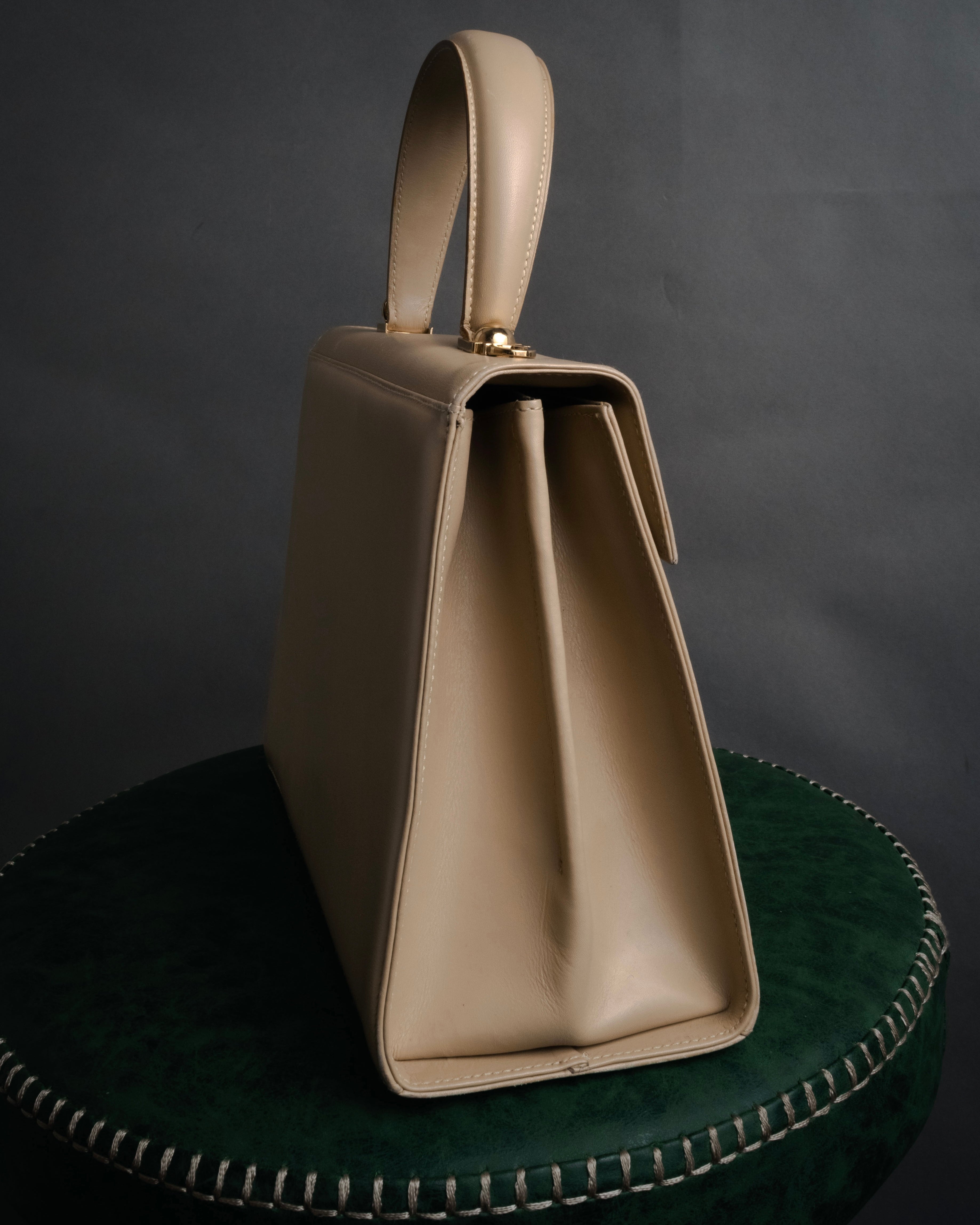 “Salvatore Ferragamo” 1990’s-00’s Gancini top handle bag