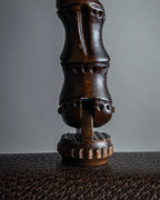 -SPECIAL- "GUCCI"  1980-1986's Inherited model grained leather bamboo bag