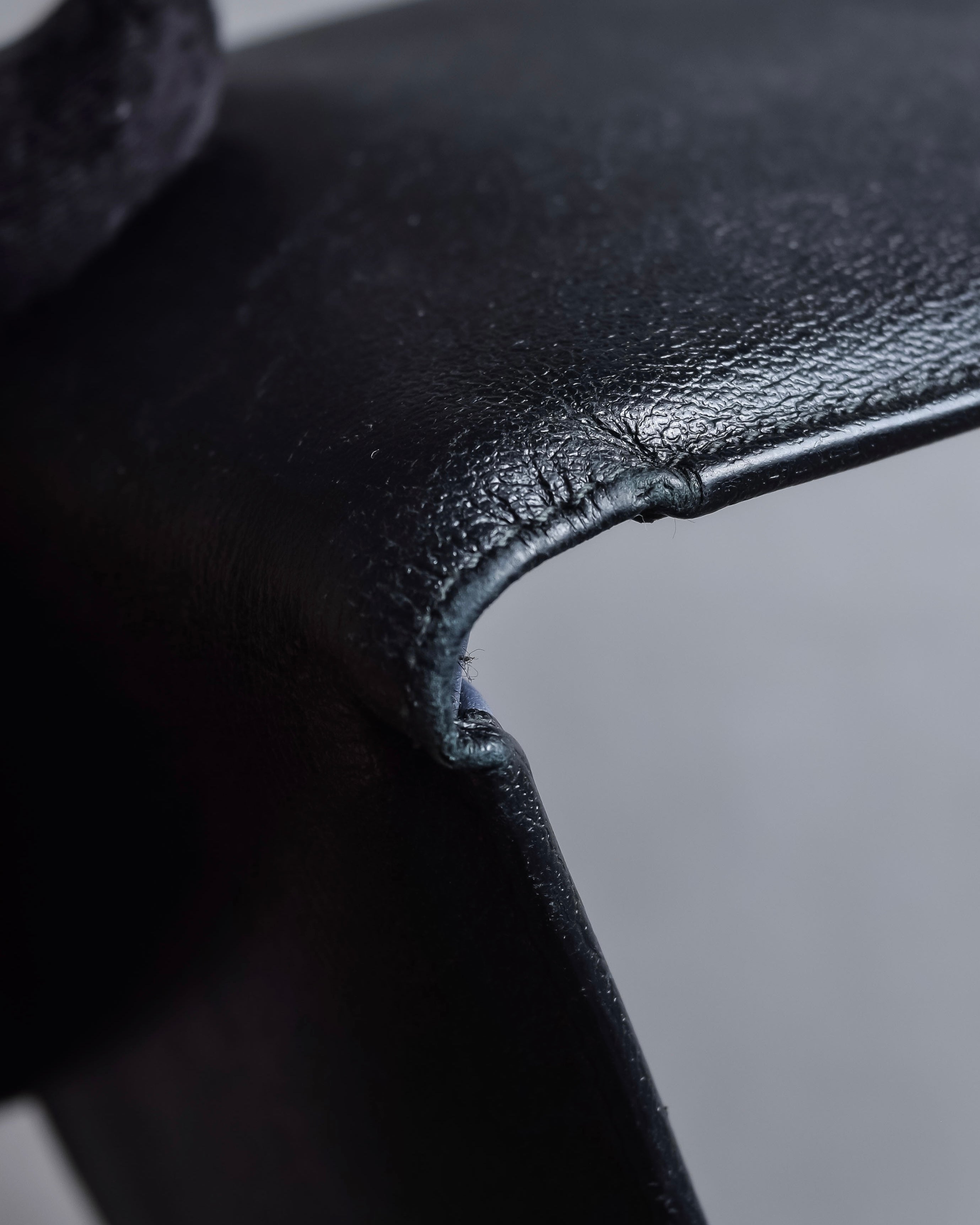 "LOEWE" Logo engraved bi-fold leather wallet