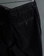 "ARMANI COLLEZIONI" Black corduroy relaxed set up