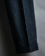 "PRADA" Wool cotton mix navy blue slacks