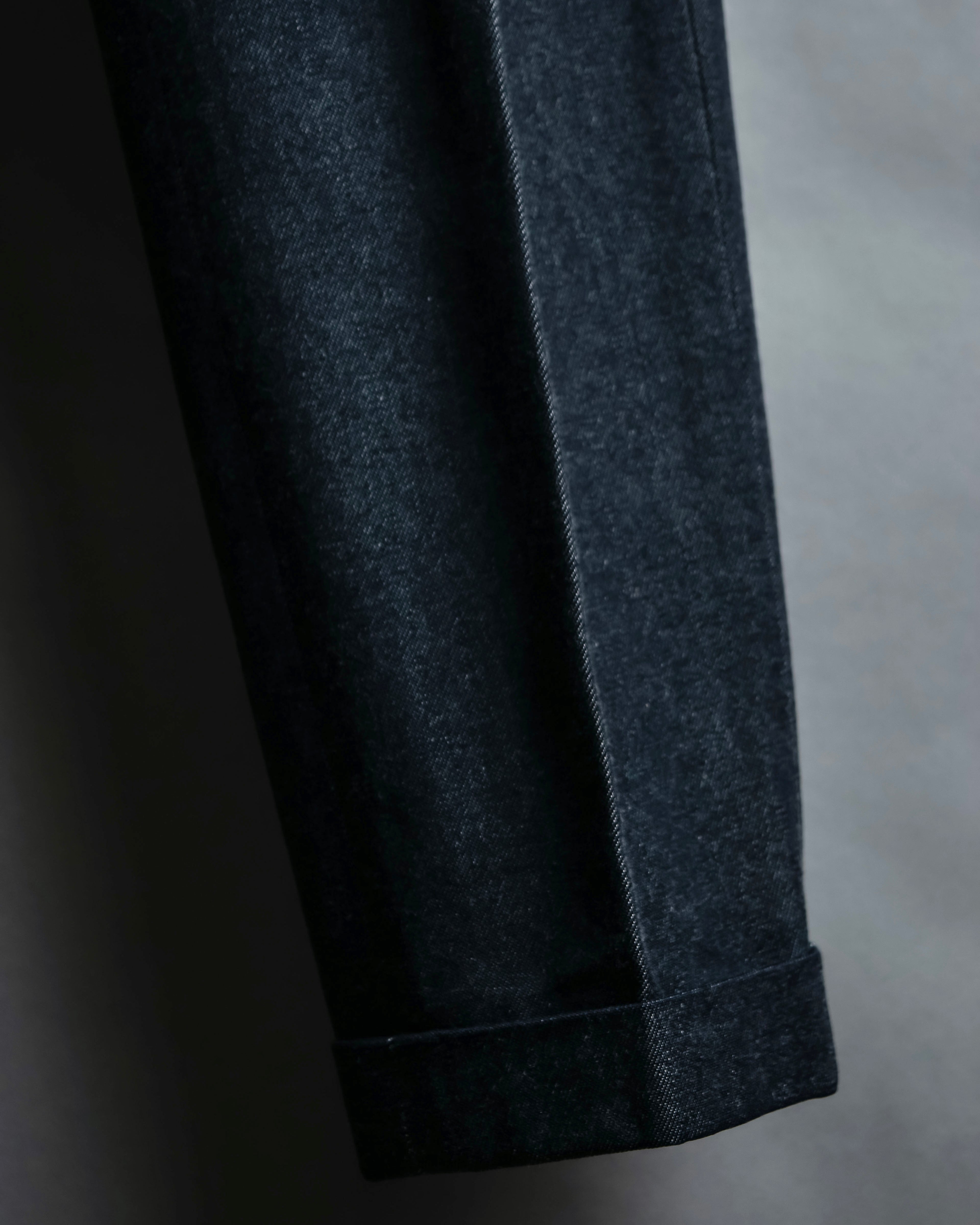 "PRADA" Wool cotton mix navy blue slacks