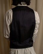 "JEAN PAUL GAULTIER" 90's Geometric lace design tailored vest