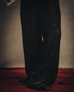 -SPECIAL- “SAINT LAURENT” 2016’s- lamé velvet tuxedo trousers