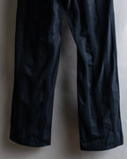 "ISSEY MIYAKE FETE" Fabric change stripe pattern wide slacks