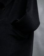 "Max Mara" 90's White tag tailored collar angora mix coat