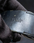 "HERMES" D ring buckle design leather bracelet