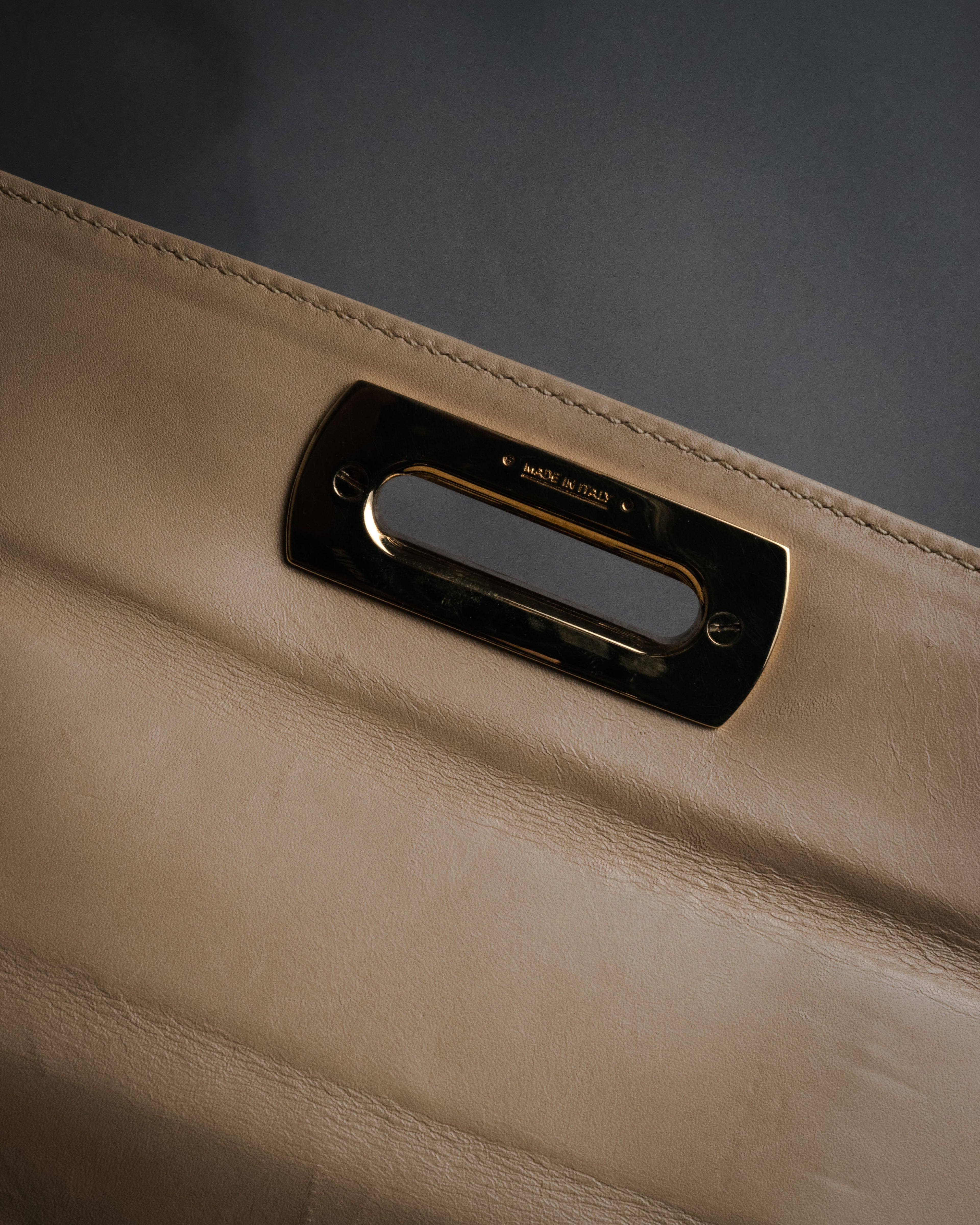 “Salvatore Ferragamo” 1990’s-00’s Gancini top handle bag