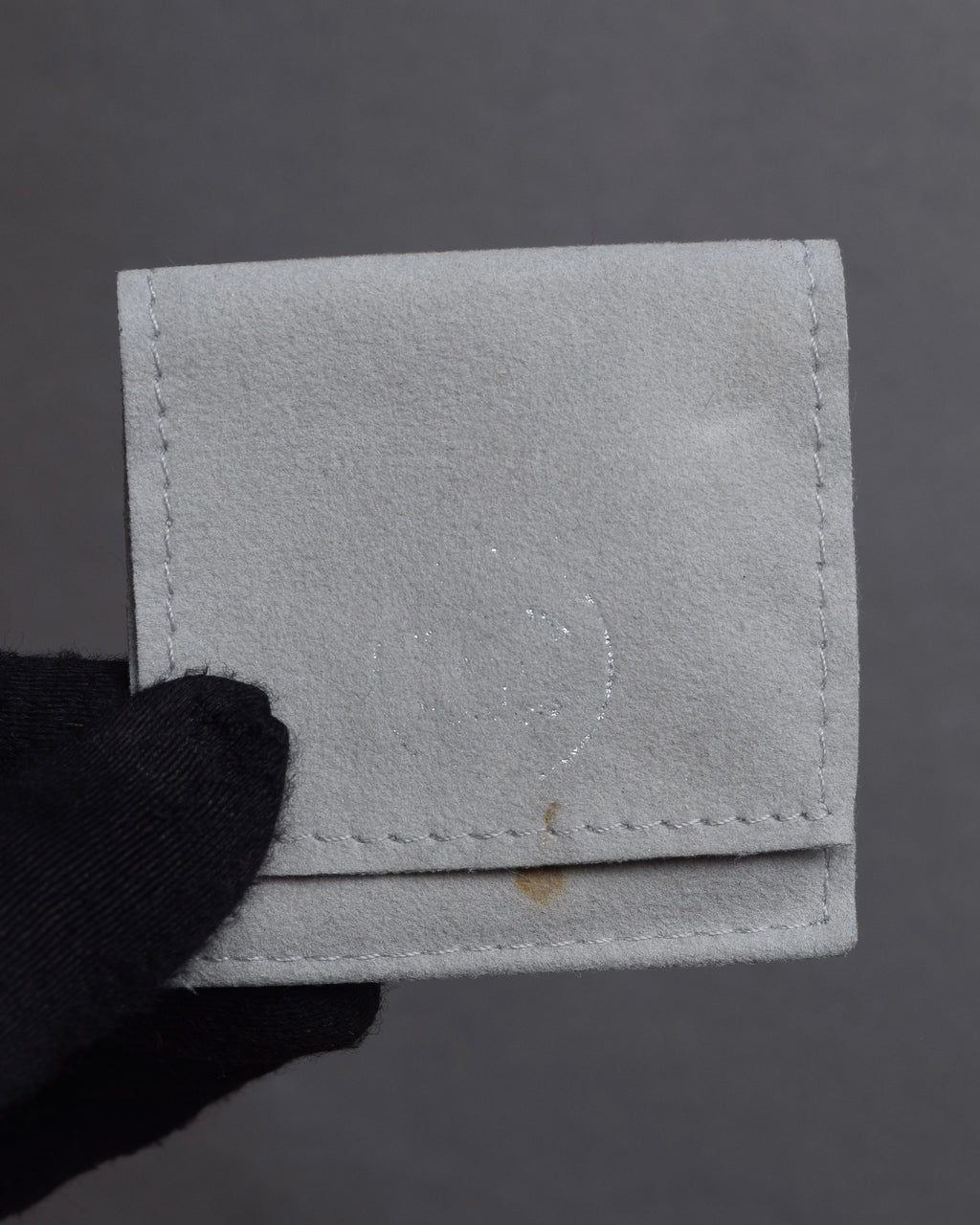 "CHANEL" 90's Organic twist design double ring