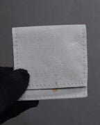 "CHANEL" 90's Organic twist design double ring