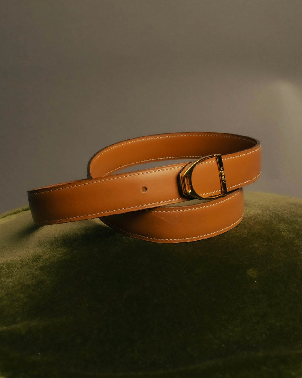 “HERMÈS” Classic stirrup buckle leather belt