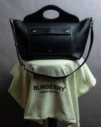 "BURBERRY" Suede switching design 2way shoulder bag
