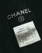 “CHANEL” 04AW textured tweed short sleeve jacket