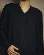 -SPECIAL- “HERMÈS” 90’s-00’s Cashmere wool v-neck knit