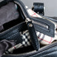 "BURBERRY" Mini Vanity series belt buckle design one handle bag