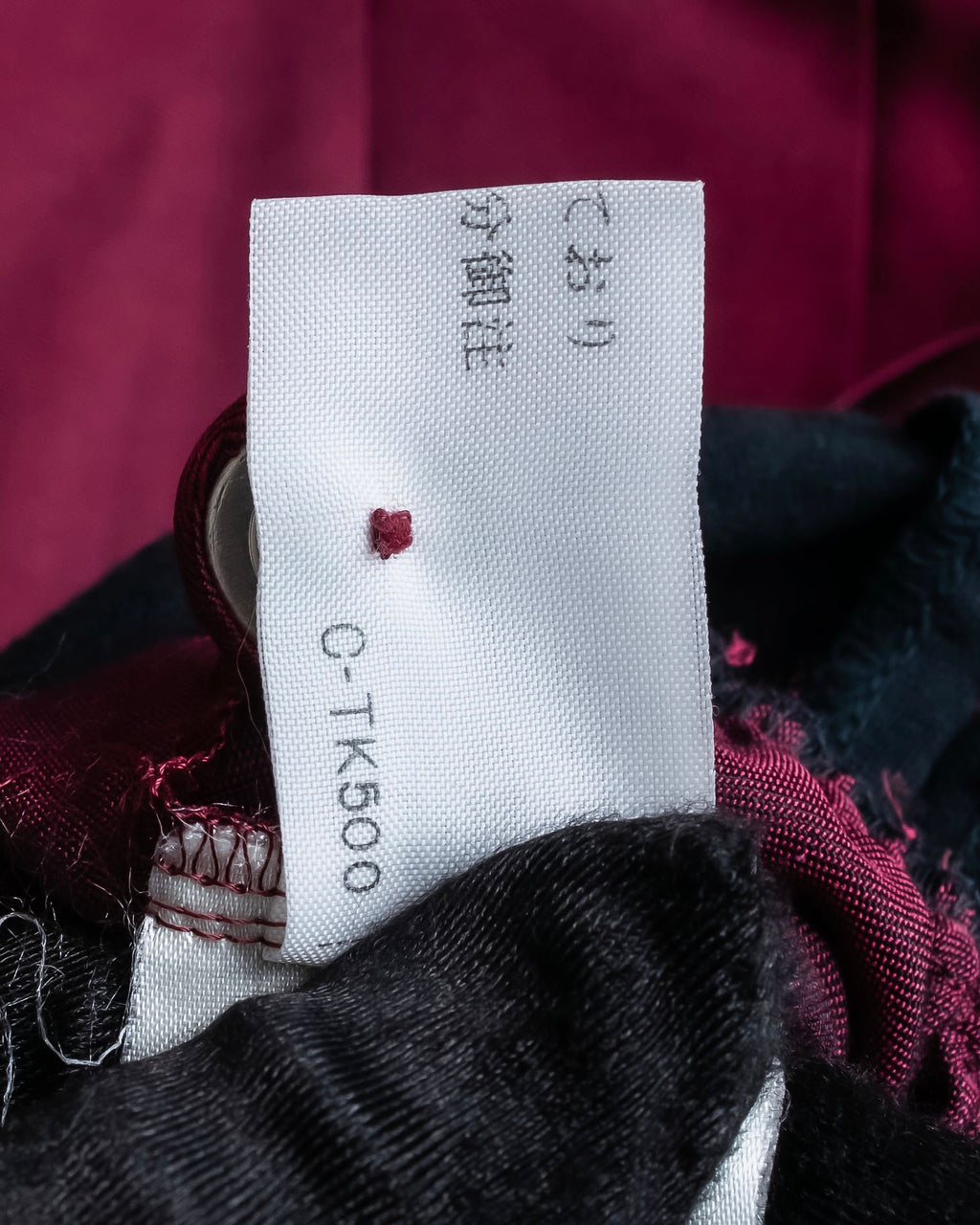 "JEAN PAUL GAULTIER FEMME"
 Waist different material switching design shirt