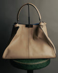 "FENDI" 2010's Soft leather peekaboo x lite handbag