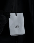 “MOSCHINO” Satin lapel double-breasted tuxedo jacket