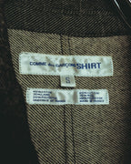 “COMME des GARÇONS SHIRT” 2000's- layered pocket print tailored jacket
