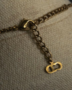 "Dior" CD logo iconic top design necklace