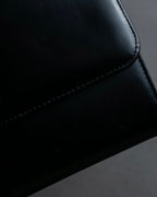 "Valentino Garavani" Logo turn lock parts design leather hand bag