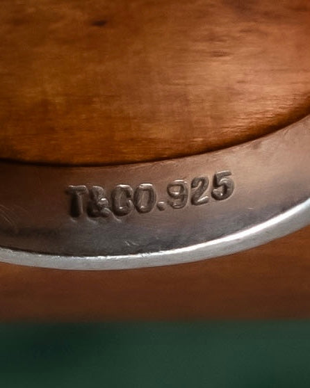 "Tiffany&Co" Sterling silver tulip ring