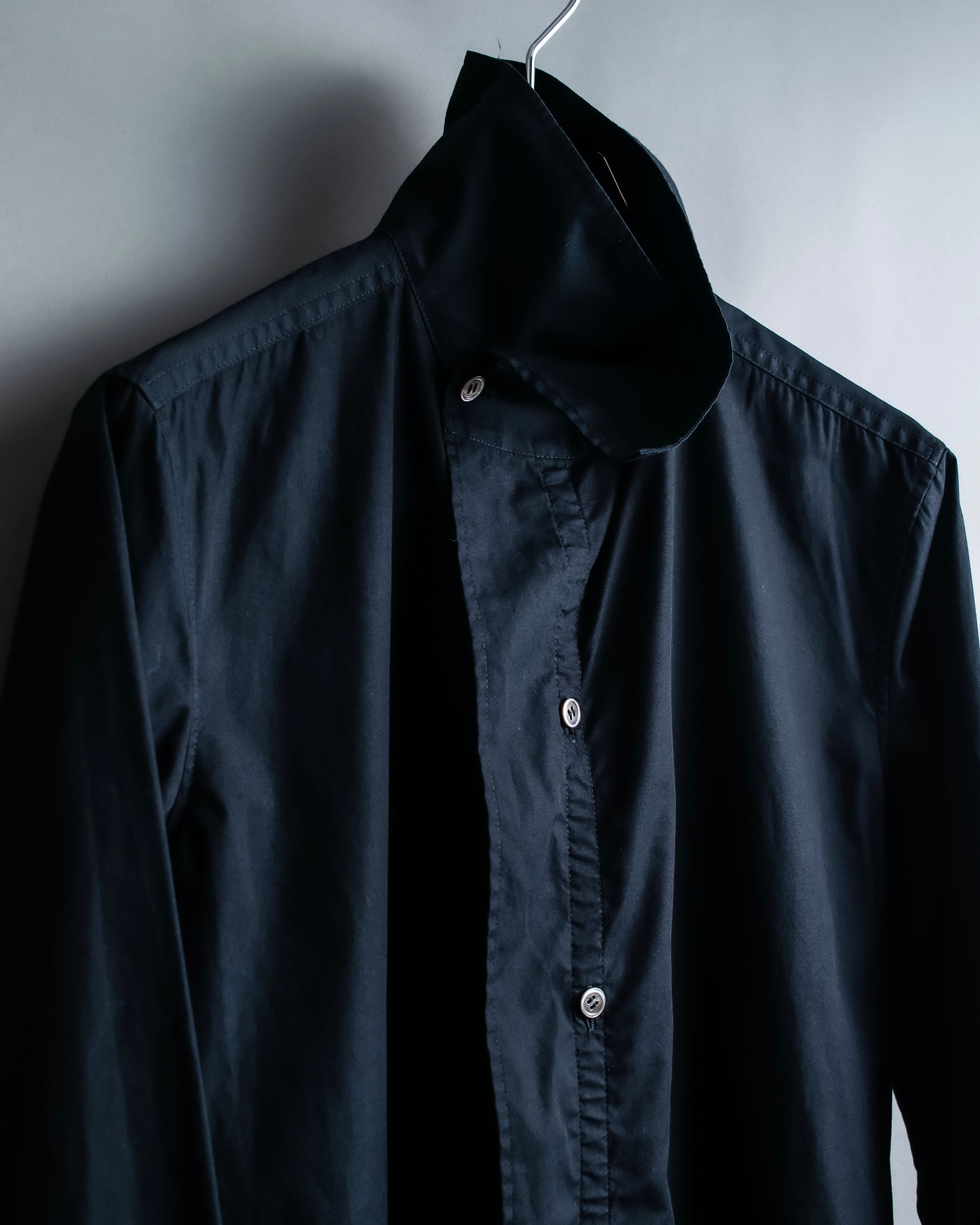 "Y's" Stand &amp; Regular Collar Cotton Shirt