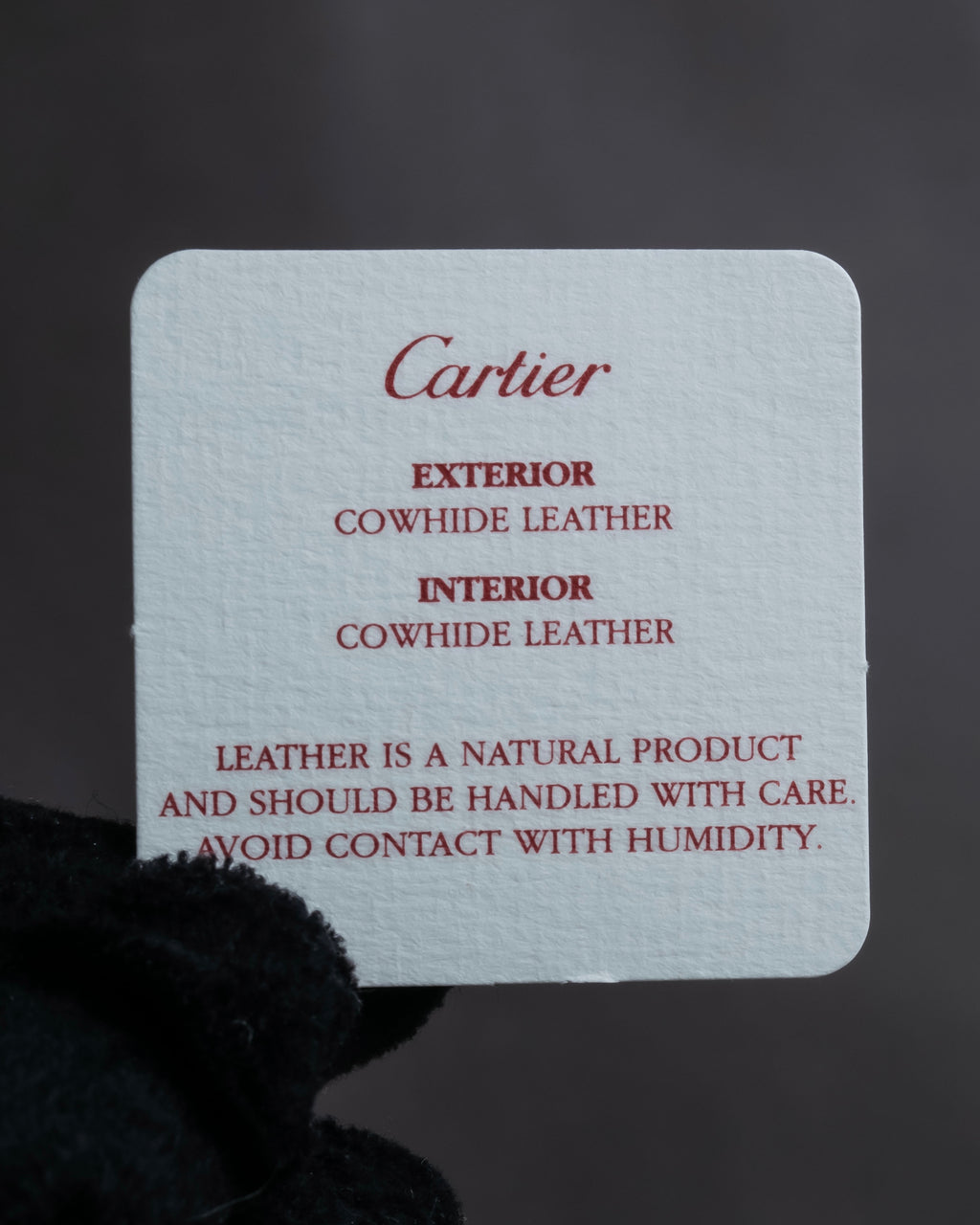 "Cartier" Gold metal buckle design leather belt