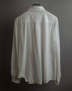 "BURBERRY" Frill design collarless blouse