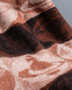 "Vivienne Westwood" Orb pattern fringe design 100% cashmere muffler