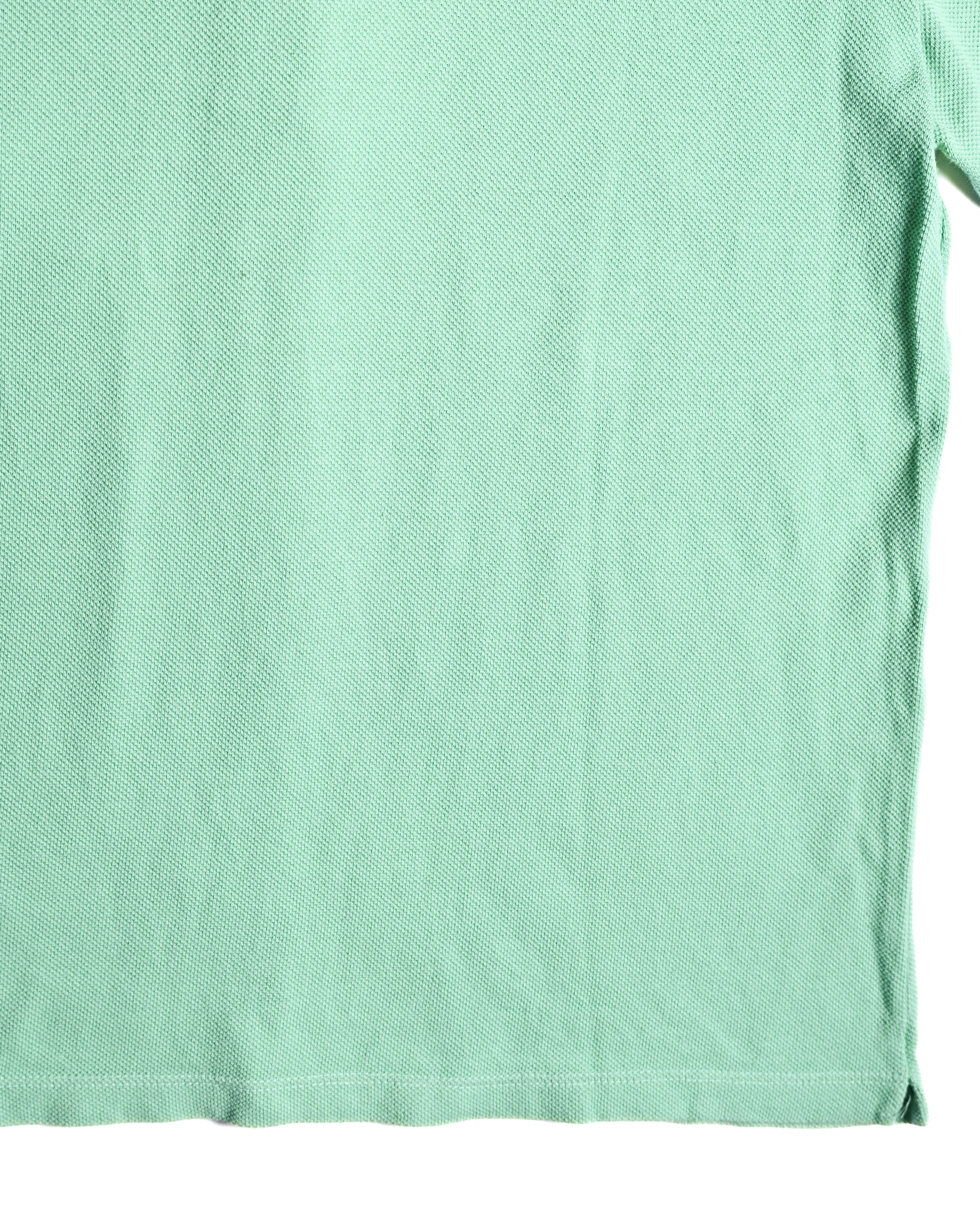 CÉLINE/ Logo Emblem Polo Shirt Mint Green