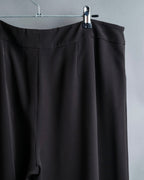 "GIORGIO ARMANI" Soft texture  brown wide slacks