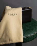 "LOEWE" Logo engraved wooden storage box