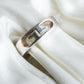 "GUCCI" Hollow GG design sterling silver ring