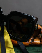 "GUCCI" GG medallion design square frame sunglasses