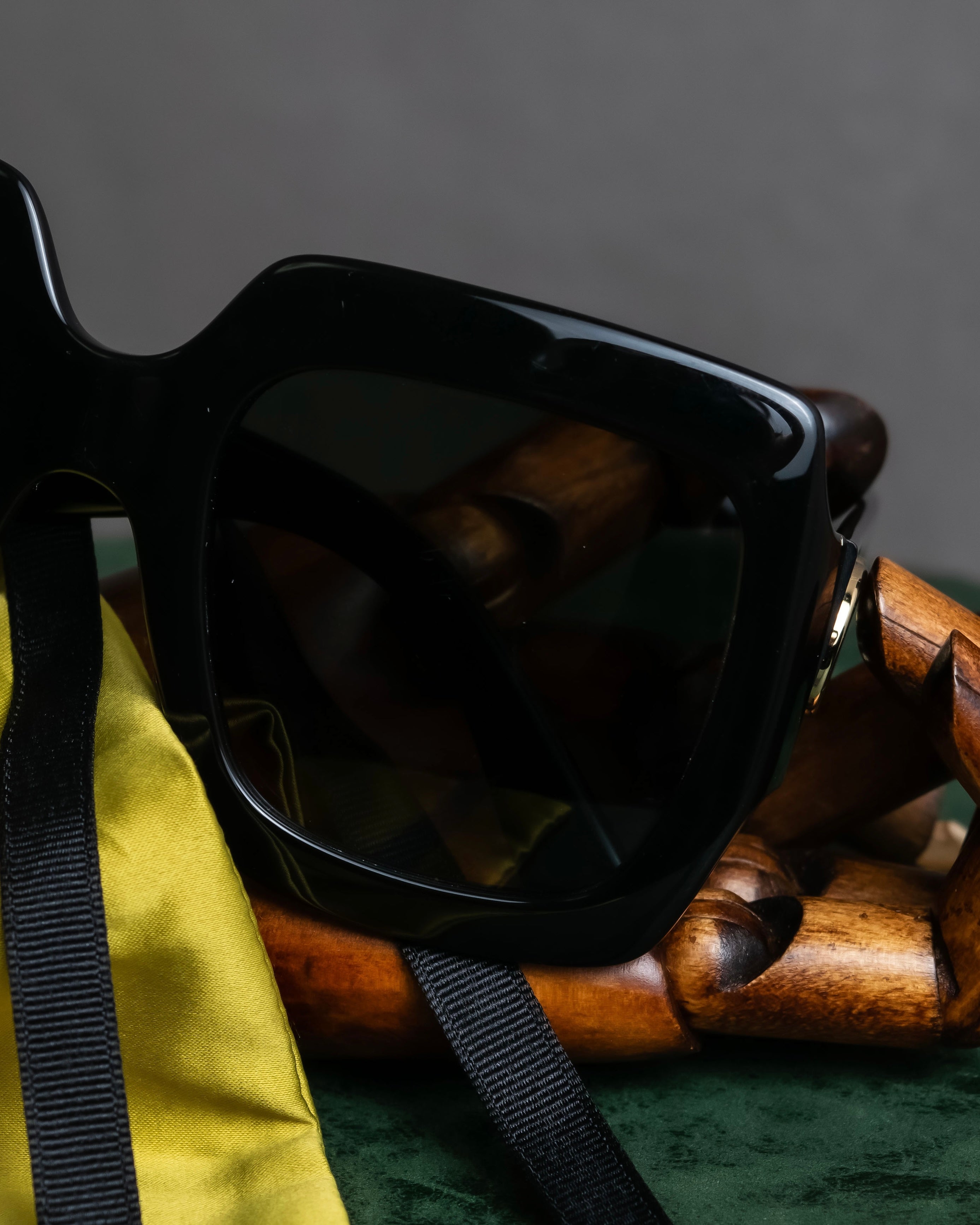 "GUCCI" GG medallion design square frame sunglasses