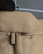 "Christian Dior" Center press wide tapered slacks