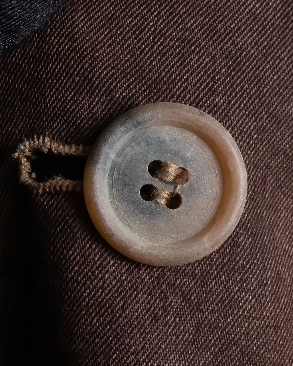 "CHRISTIAN DIOR MONSIEUR"
 Dark brown oversized trench coat