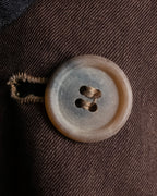 "CHRISTIAN DIOR MONSIEUR"
 Dark brown oversized trench coat