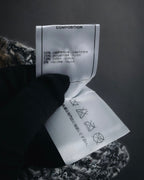 "CHANEL" 2005AW fantasy yarn embellished fringe scarf