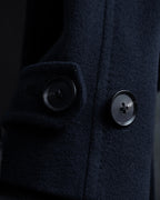 -SPECIAL- "CARUSO"
 Fur collar design belted melton coat